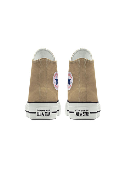 Tênis CONVERSE Chuck Taylor ALL STAR Lift Plataforma High Bege/Caqui
