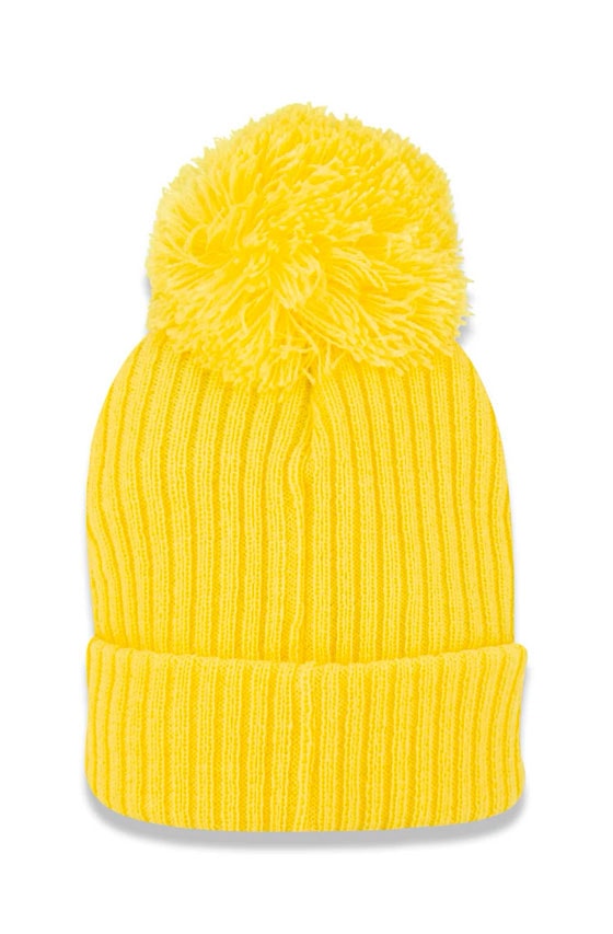 Touca Gorro New Era Juvenil Flag  Amarelo