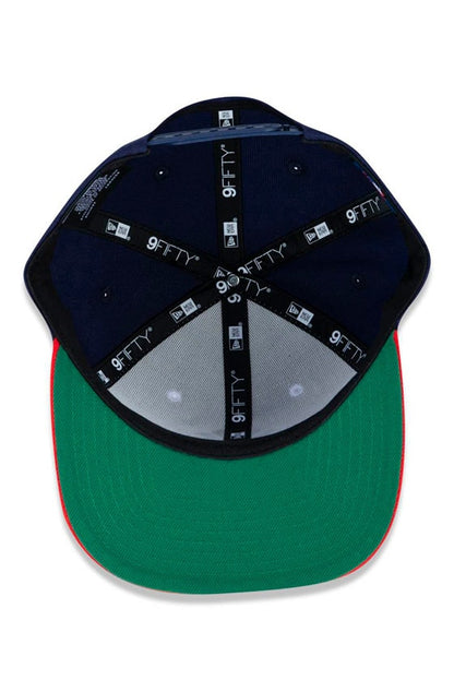 Boné New Era Juvenil 9Fifty Original Fit New York Yankees Mlb  Branco/Marinho