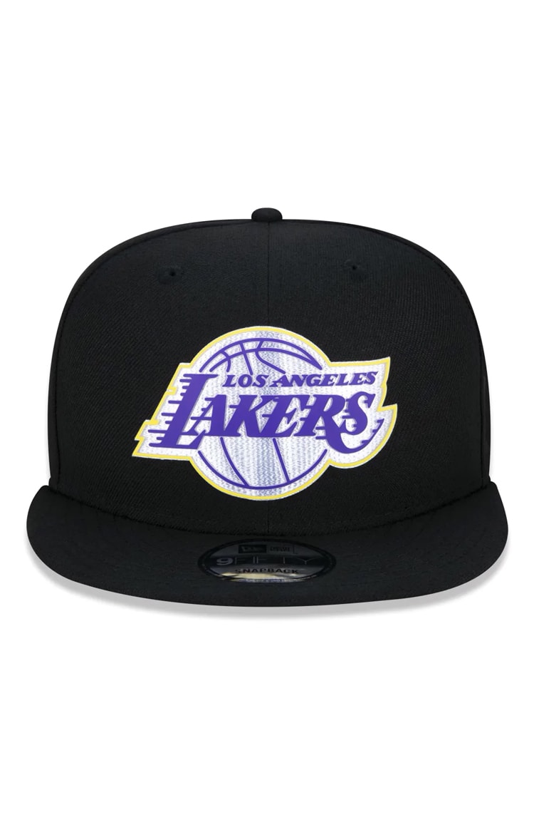 Boné New Era 9Fifty Nba Los Angeles Lakers Back Half  Preto