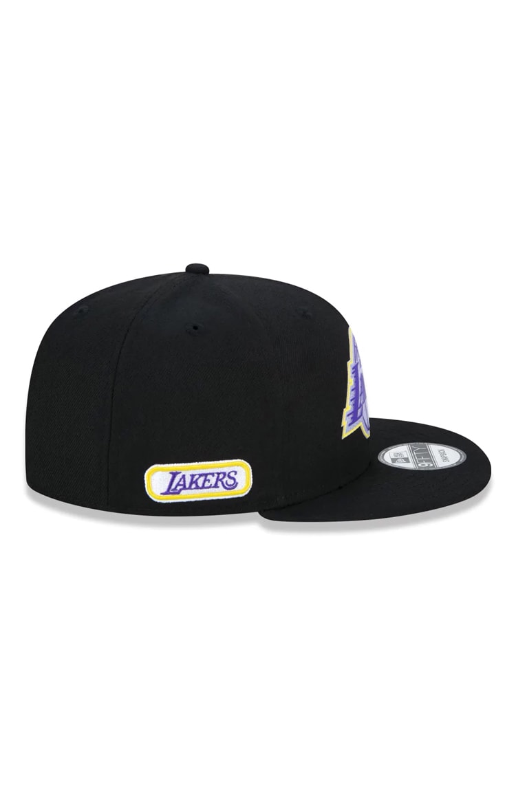 Boné New Era 9Fifty Nba Los Angeles Lakers Back Half  Preto