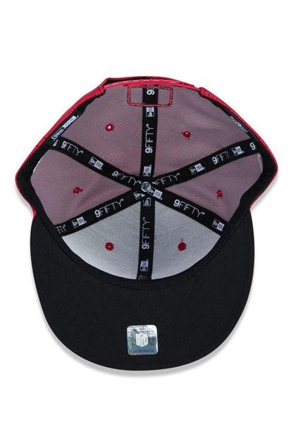 Boné New Era 9Fifty Nfl Onfield Coleção Sideline Arizona Cardinals  Vermelho