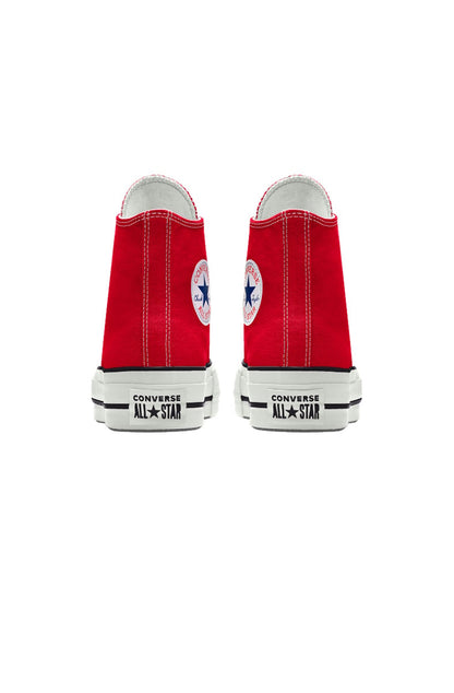 Tênis Converse Chuck Taylor All Star Lift Plataforma High Vermelho/Branco