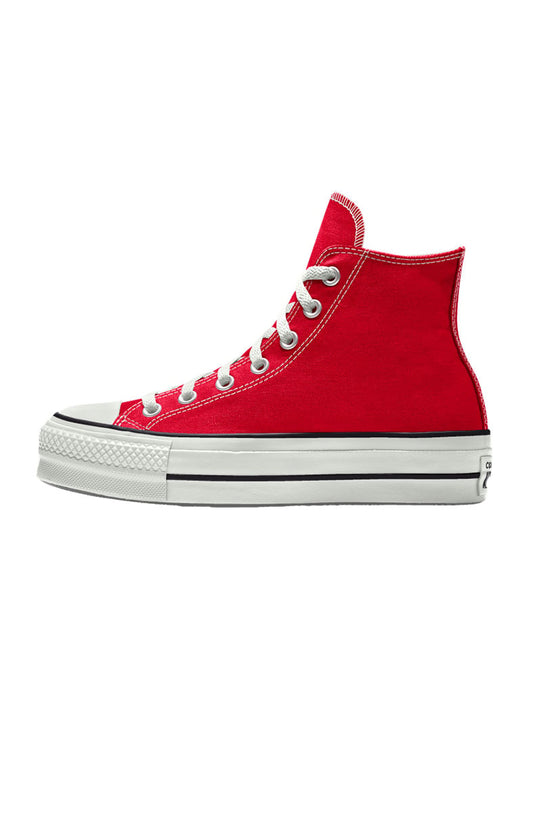 Tênis Converse Chuck Taylor All Star Lift Plataforma High Vermelho/Branco