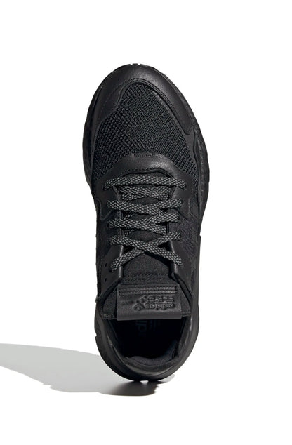 Tênis Adidas Nite Jogger Couro Preto/Preto