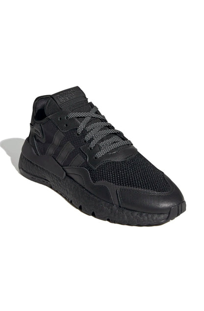Tênis Adidas Nite Jogger Couro Preto/Preto