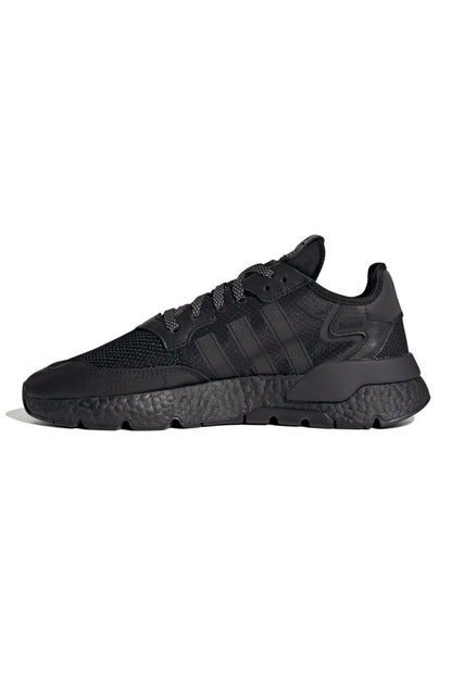 Tênis Adidas Nite Jogger Couro Preto/Preto