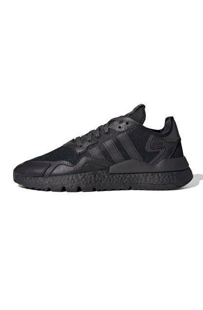 Tênis Adidas Nite Jogger Couro Preto/Preto