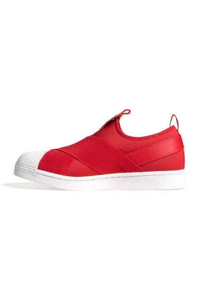 Tênis Adidas Superstar Slip On Feminino Vermelho/Branco