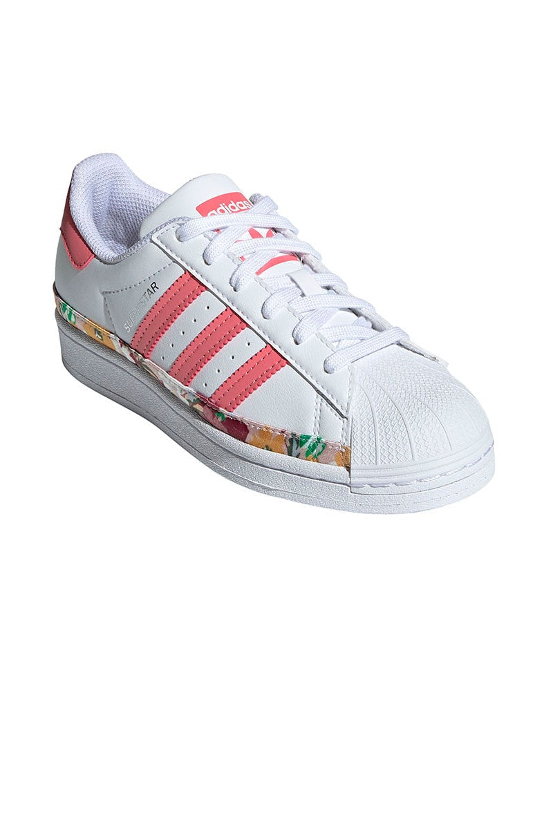 Tênis Adidas Superstar x Her Studio London Feminino Branco/Rosa