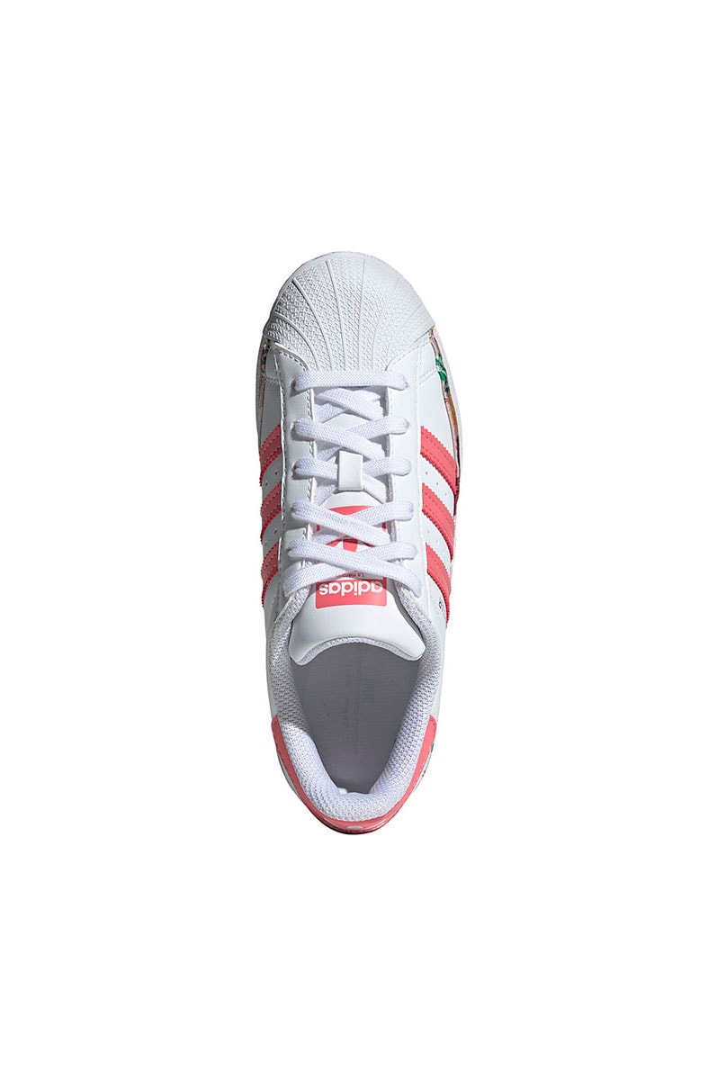 Tênis Adidas Superstar x Her Studio London Feminino Branco/Rosa