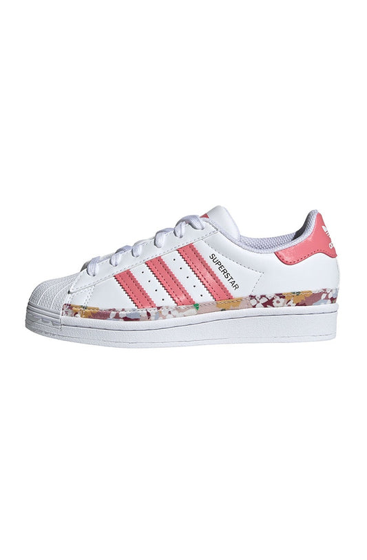 Tênis Adidas Superstar x Her Studio London Feminino Branco/Rosa