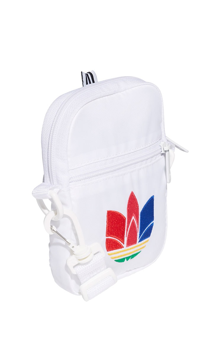 Bolsa Adidas Shoulder Bag Fest Logo 3D Branca