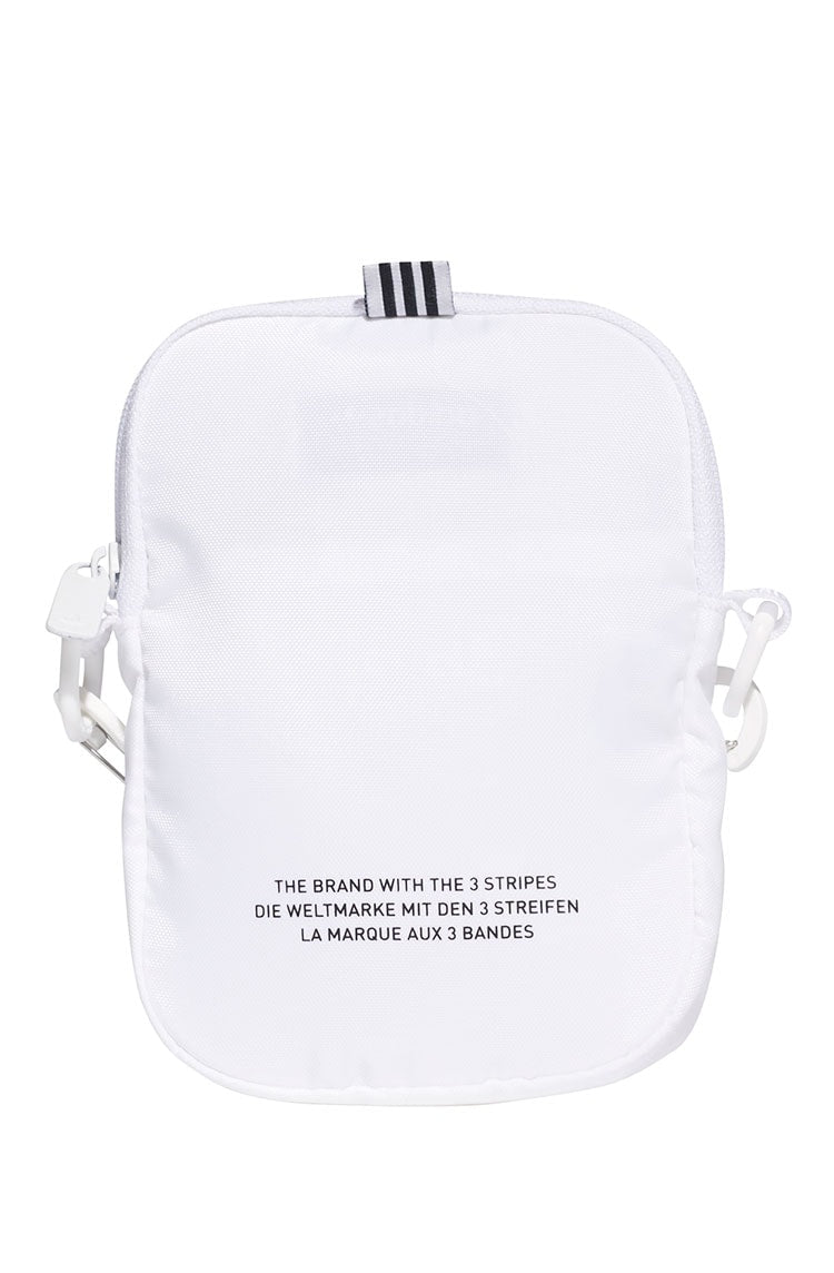 Bolsa Adidas Shoulder Bag Fest Logo 3D Branca