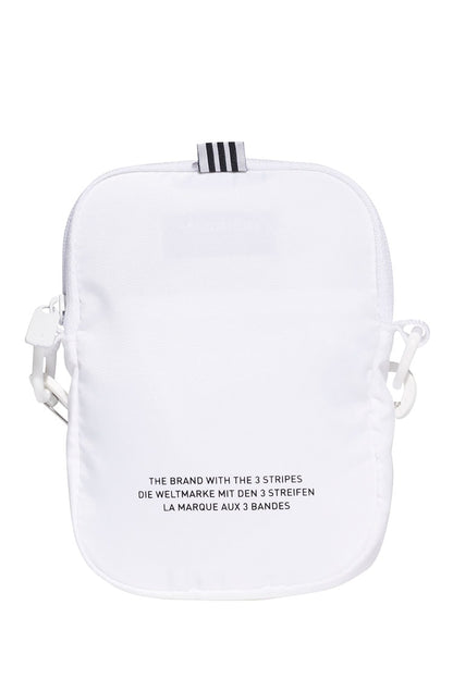 Bolsa Adidas Shoulder Bag Fest Logo 3D Branca
