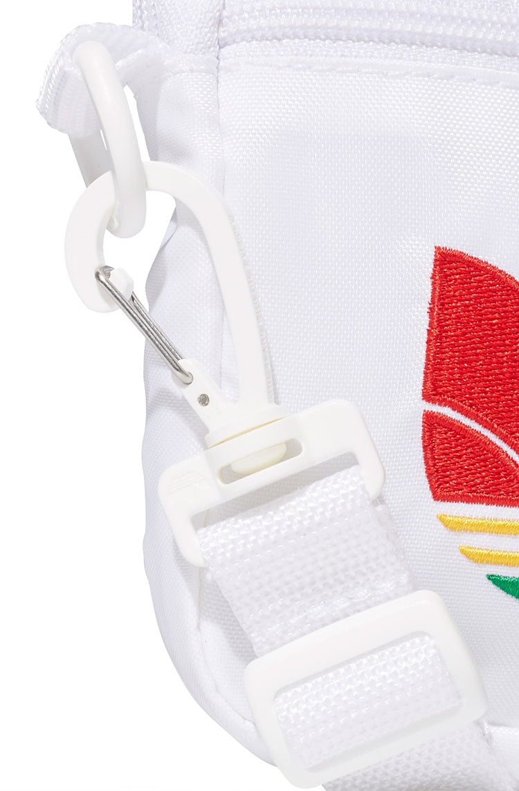Bolsa Adidas Shoulder Bag Fest Logo 3D Branca