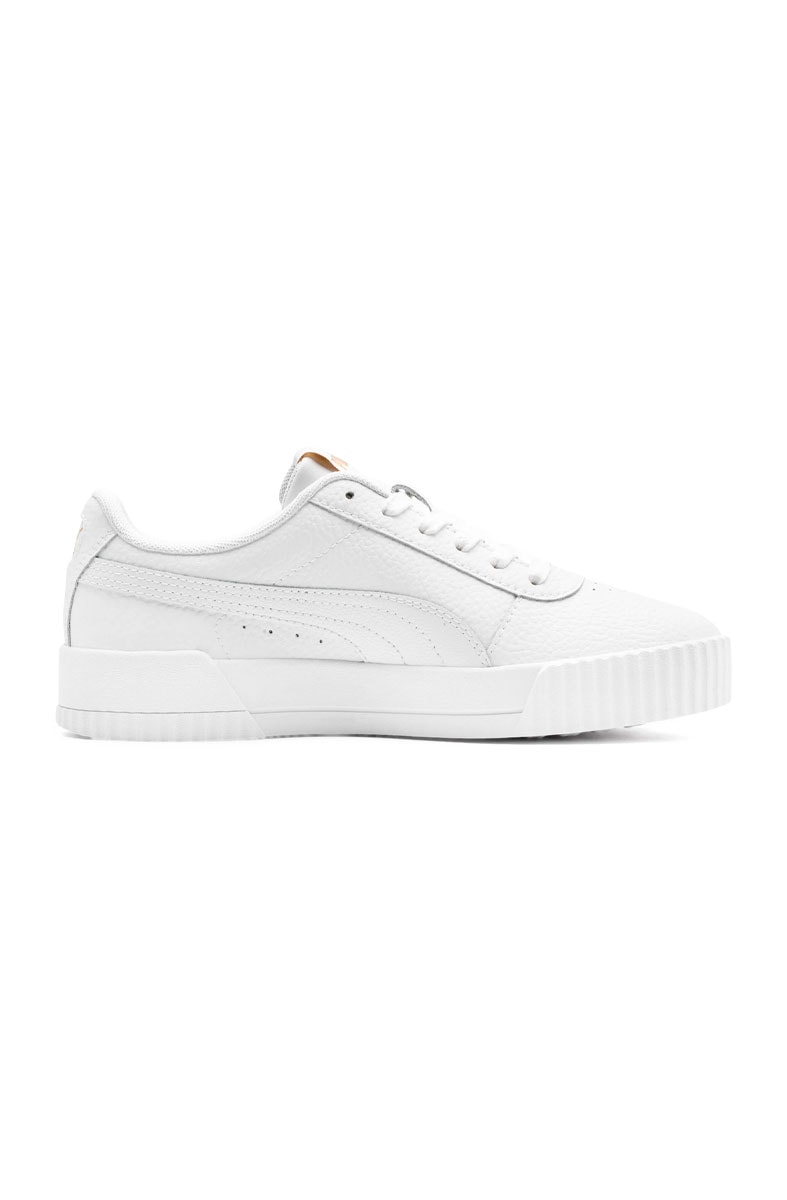 Tênis Puma Carina Lux L BDP Feminino Branco/Dourado