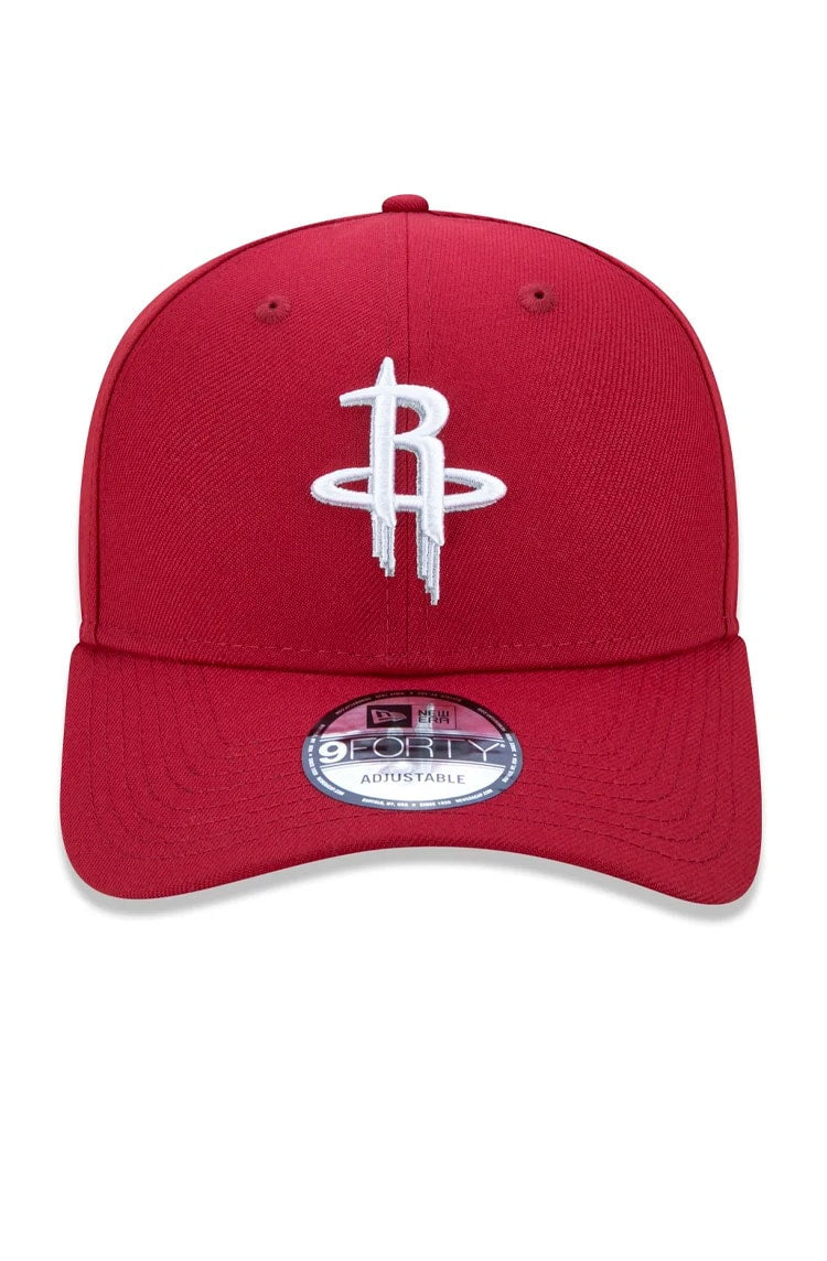 Boné New Era Houston Rockets Nba Vermelho Bordo
