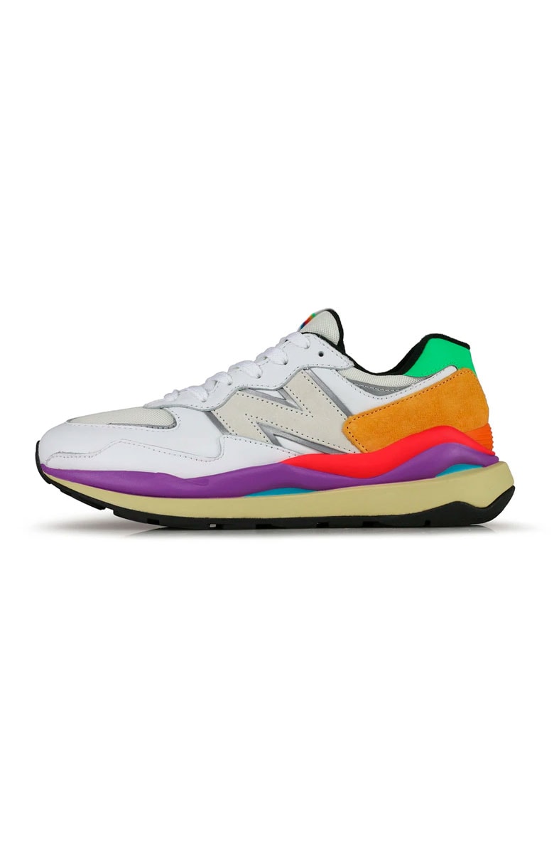 Tênis New Balance 5740 M5740LA Branco/Roxo/Vermelho