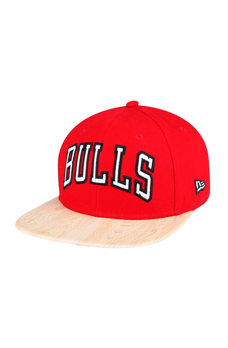 Bone New Era 9Fifty Original Fit Chicago Bulls Nba Vermelho/Bege