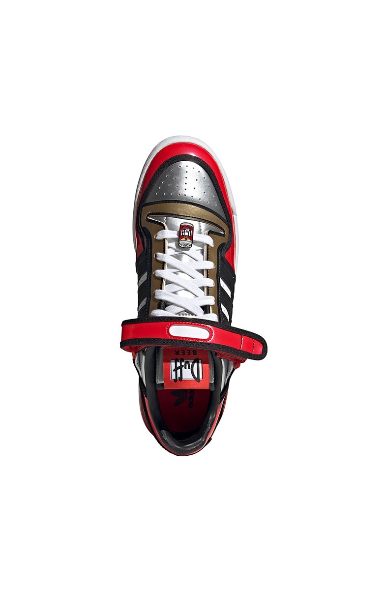 Tênis Adidas Forum 84 Low x The Simpsons Duff Beer Vermelho/Preto