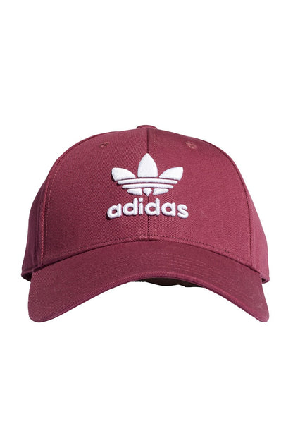 Bone Adidas Trefoil Baseball Unissex Bordo/Branco