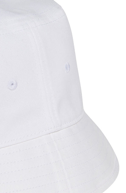 Chapeu Bucket Hat Adidas Trefoil Branco/Preto