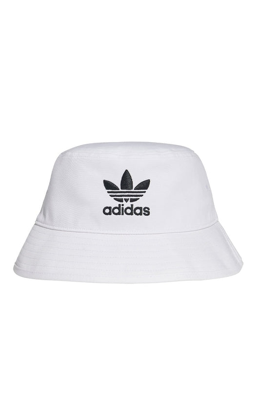 Chapeu Bucket Hat Adidas Trefoil Branco/Preto