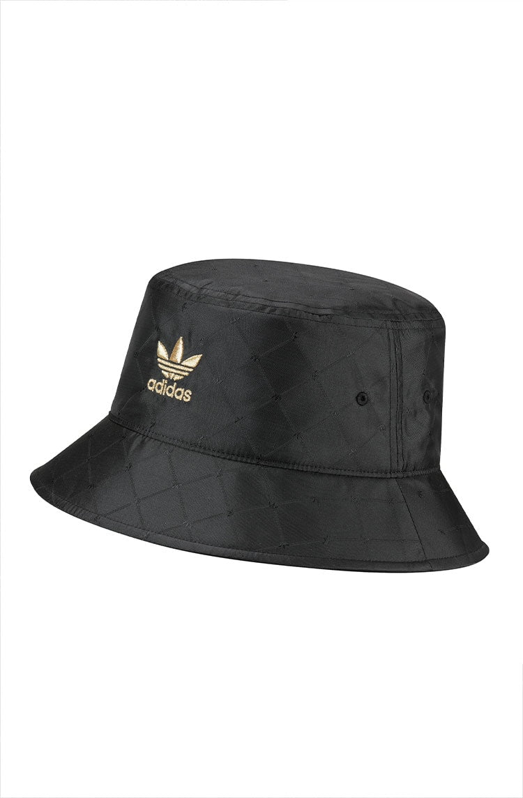 Chapeu Bucket Hat Adidas Originals Preto/Dourado