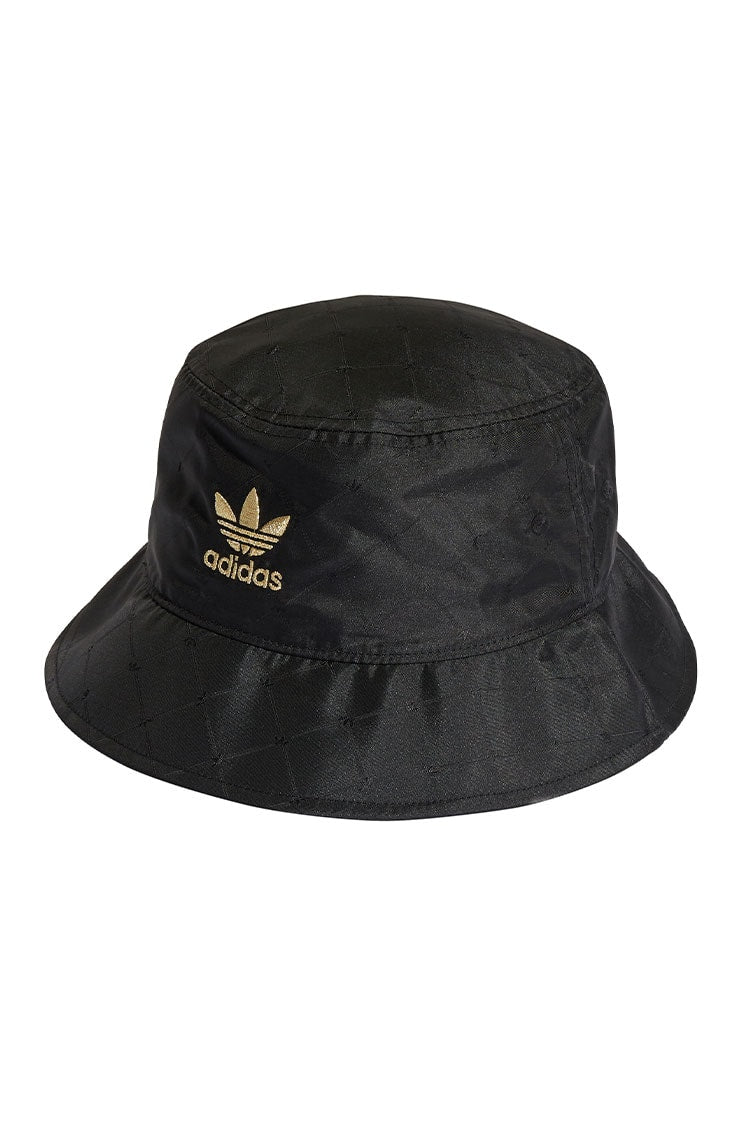 Chapeu Bucket Hat Adidas Originals Preto/Dourado