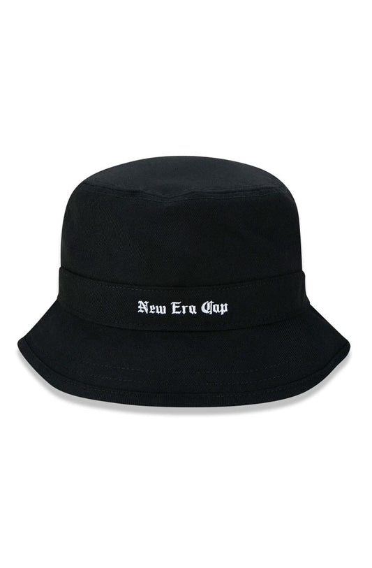 Bucket New Era Black Squad Cap Preto/Branco