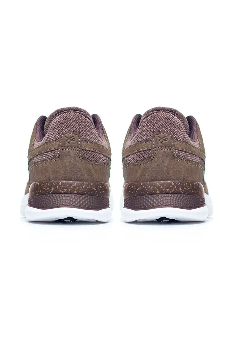 Tênis OUS Phibo 1123 Coffee Gold OE Marrom/Branco