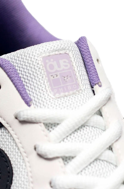 Tênis OUS Phibo 1123 Refletivo OE Branco/Lilas