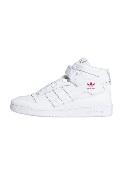 Tênis Adidas Forum Mid Feminino Branco/Rosa