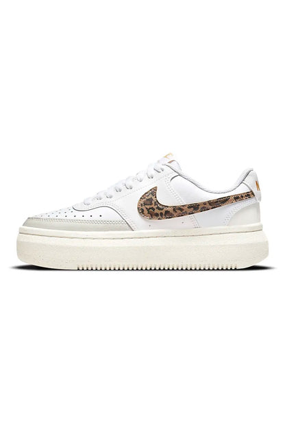 Tênis Nike Court Vision Alta Leopard Feminino Branco/Bege