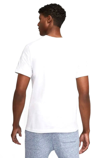 Camiseta Nike Sportswear Club Branco/Vermelho