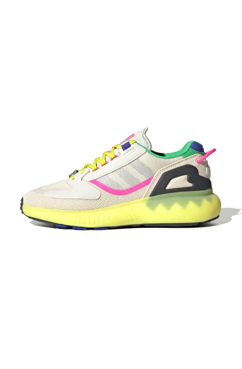 Tênis Adidas Zx 5k Boost Bege/Amarelo