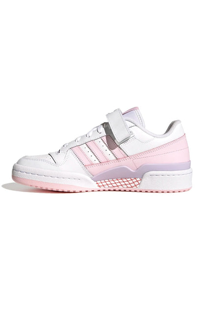 Tênis Adidas Forum Low Branco/Rosa