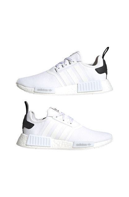 Tênis Adidas NMD R1 Parley Branco/Preto