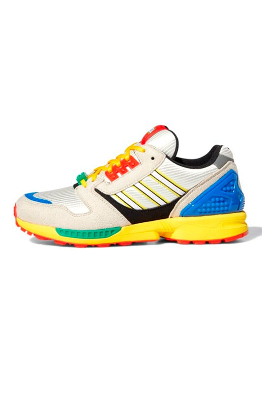 Tênis Adidas Lego Zx 8000 Bege/Amarelo/Azul