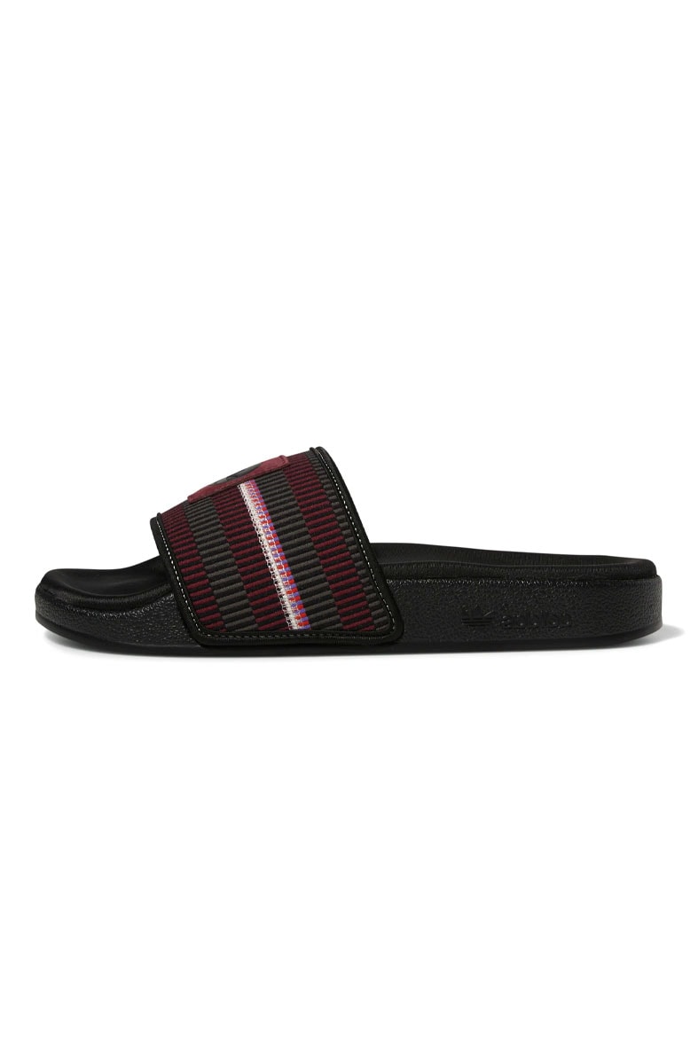 Chinelo Adidas Adilette Patchwork Preto/Bordo