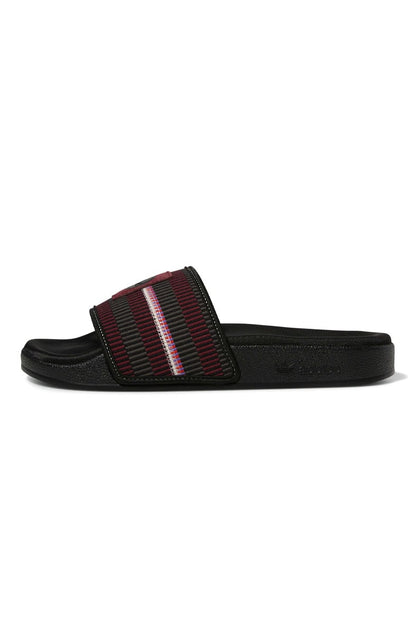 Chinelo Adidas Adilette Patchwork Preto/Bordo