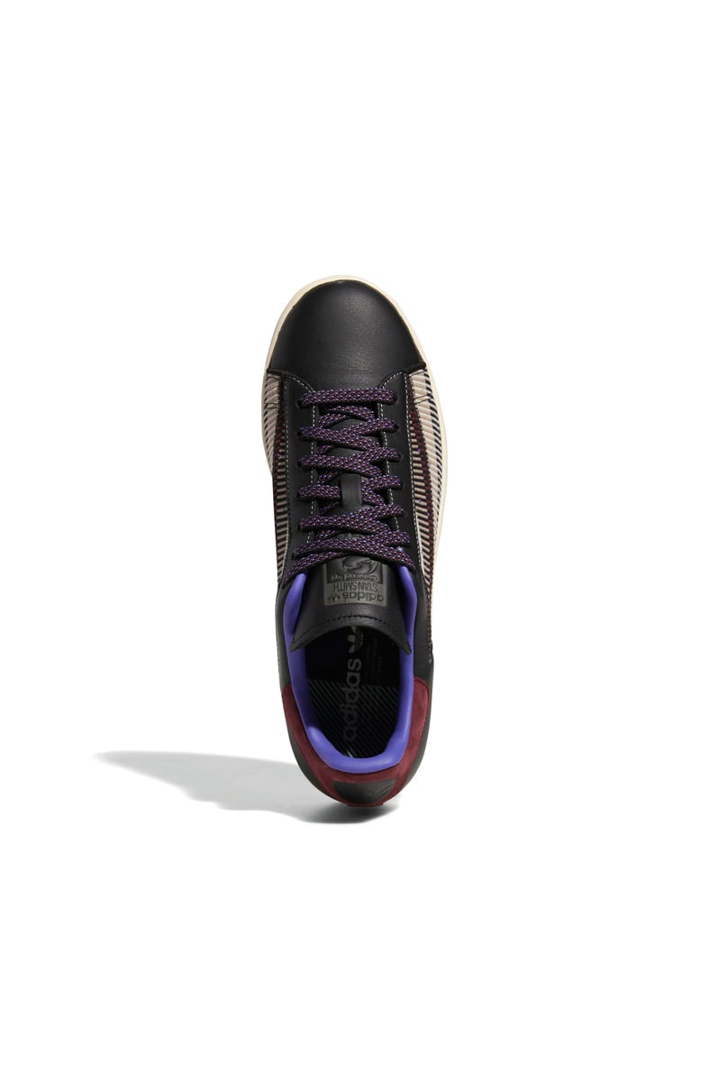 Tênis Adidas Stan Smith Patchwork Preto/Bege/Bordo