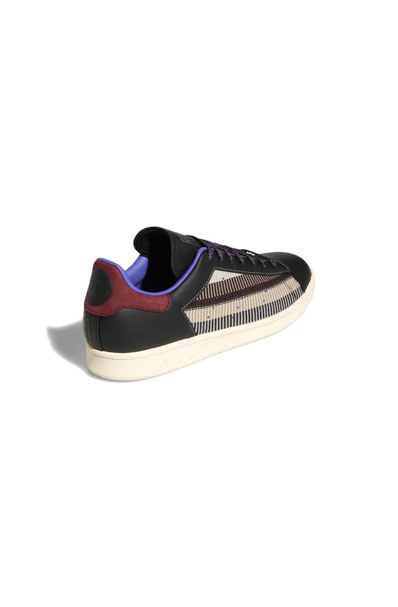 Tênis Adidas Stan Smith Patchwork Preto/Bege/Bordo