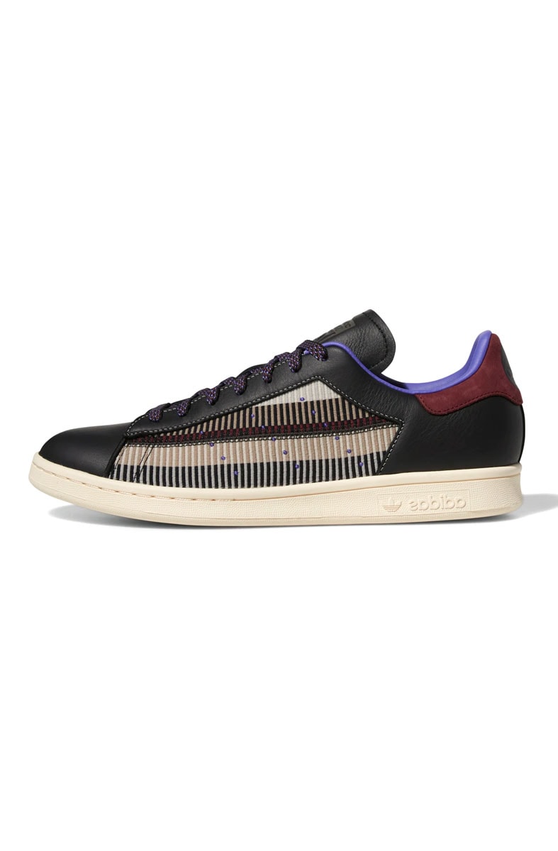 Tênis Adidas Stan Smith Patchwork Preto/Bege/Bordo