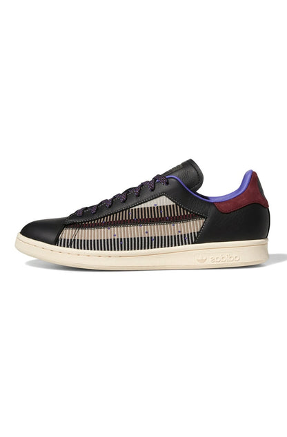 Tênis Adidas Stan Smith Patchwork Preto/Bege/Bordo