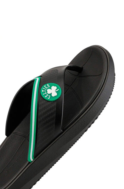 Chinelo Rider Dedo Block Celtics Preto/Verde/Branco
