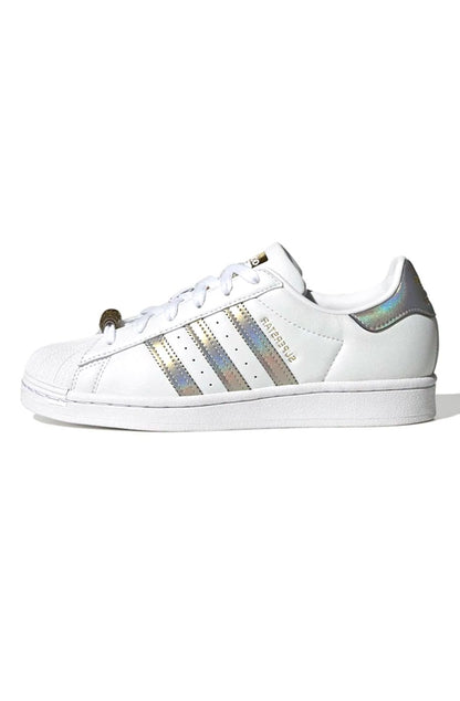 Tênis Adidas Superstar Branco/Prata