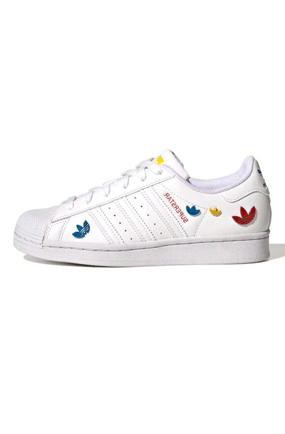 Tênis Adidas Superstar Branco/Color