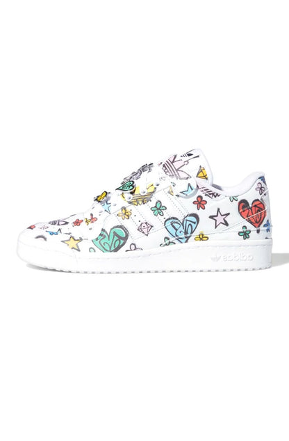 Tênis Adidas Jeremy Scott Forum 84 Low Mono Branco/Color
